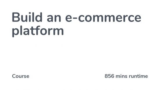 Codecourse - Build an e-commerce platform
