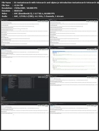 Codecourse - Instantsearch with TNTSearch and Alpine.js