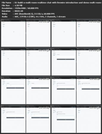 Codecourse - Build a Multi-room Realtime Chat with Livewire