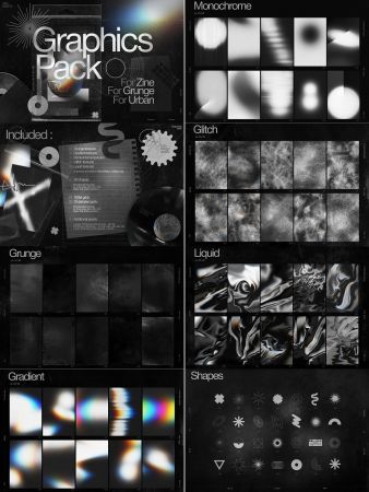 CreativeMarket   Textures, Shapes, Grids, Brushes 5483362