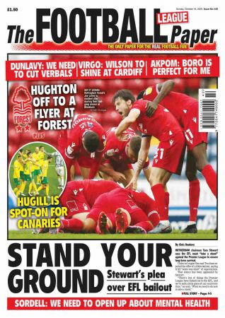 The Football League Paper   18 October 2020