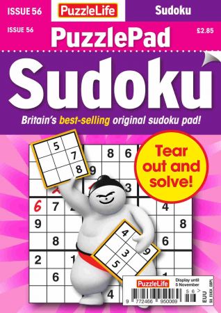 PuzzleLife PuzzlePad Sudoku   Issue 56, 2020