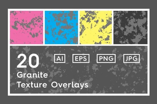 20 Granite Texture Overlays 5560478
