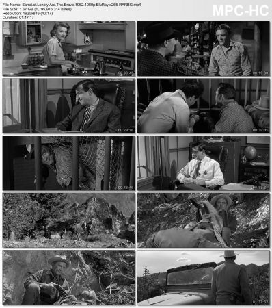 Lonely Are The Brave 1962 1080p BluRay x265-RARBG