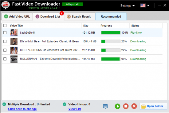 Fast Video Downloader 4.0.0.54 download the new for mac