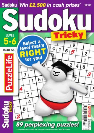 PuzzleLife Sudoku Tricky   Issue 055, 2020