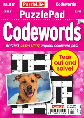 PuzzleLife PuzzlePad Codewords   Issue 51, 2020