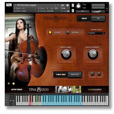 Cinesamples Tina Guo Acoustic Cello Legato v1.4 KONTAKT