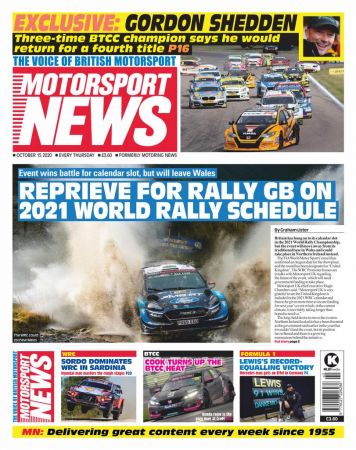 Motorsport News   October 15, 2020