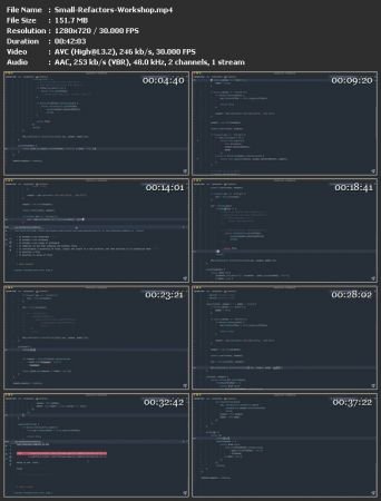 Laracasts - Long-form Refactoring Workshops