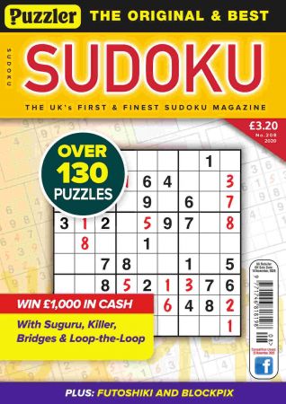 Puzzler Sudoku   Issue 208, 2020