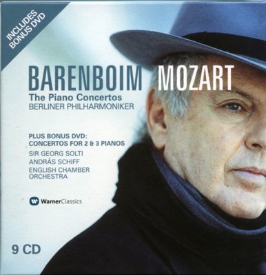 Berliner Philharmoniker / Daniel Barenboim ‎– Mozart: Piano Concertos 9CD+Bonus DVD (2005) FLAC