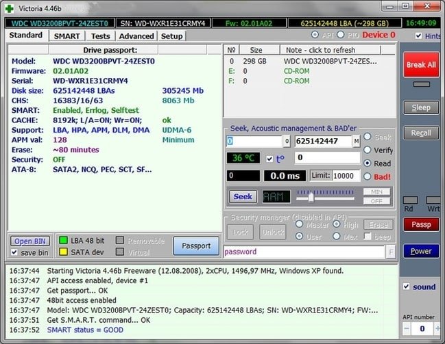 Victoria for Windows 5.37