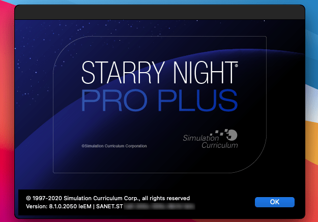 Starry Night Pro Plus 8.1.0.2050 macOS