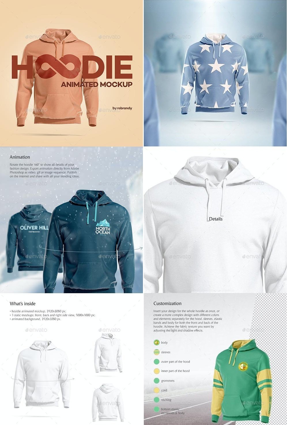 Download Download GraphicRiver - Hoodie Animated Mockup 29303092 ...