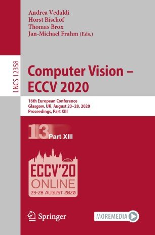Computer Vision - ECCV 2020: 16th European Conference, Part XIII