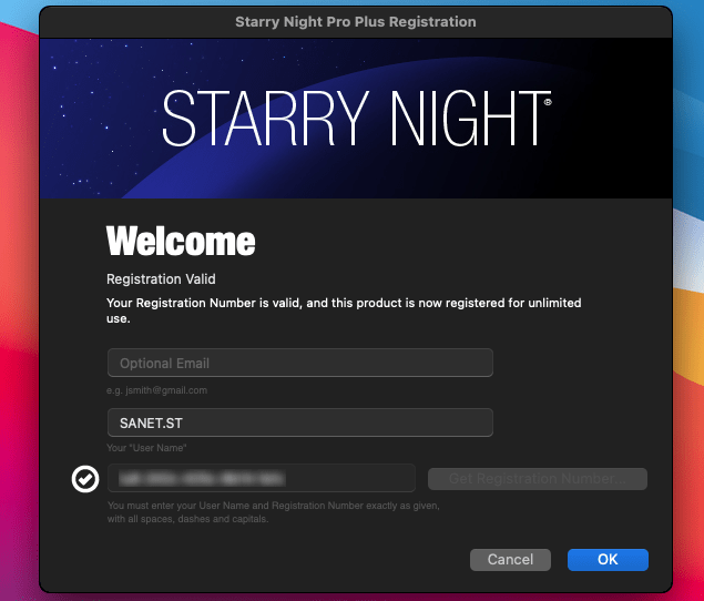 Starry Night Pro Plus 8.1.0.2050 macOS