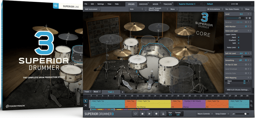 how to use superior drummer 2.0