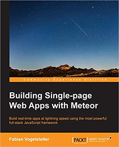 Building Single page Web Apps with Meteor