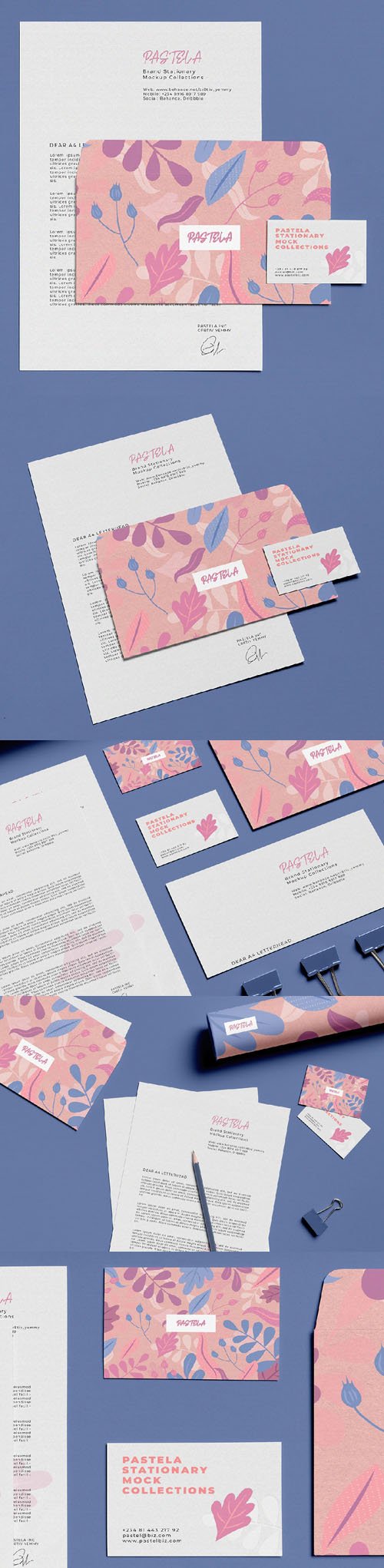 Stationery PSD Mockups Collection