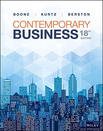Contemporary Business, 18th Edition