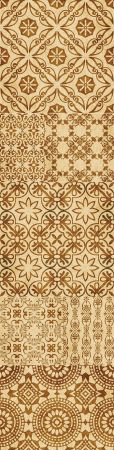 Retro brown textured background decorative elements