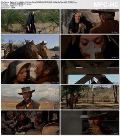 Two Mules for Sister Sara 1970 REMASTERED 1080p BluRay x265-RARBG
