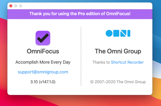 OmniFocus Pro 3.9 Multilingual macOS