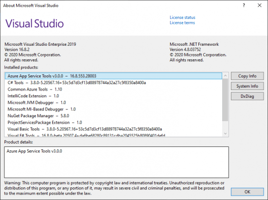 Microsoft Visual Studio Enterprise 2019 v16.8.2 (Build 16.8.30717.126) Multilingual