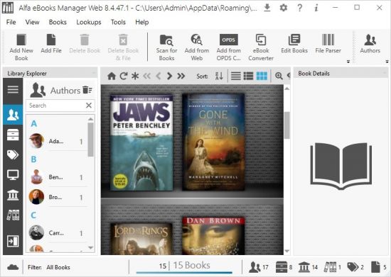 Alfa eBooks Manager Pro 8.6.14.1 for ios download