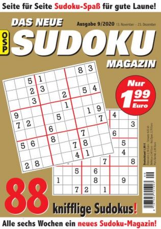 Das Neue Sudoku   Nr.9 2020
