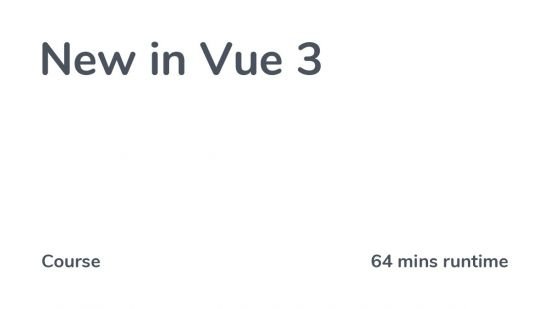Codecourse - New in Vue 3