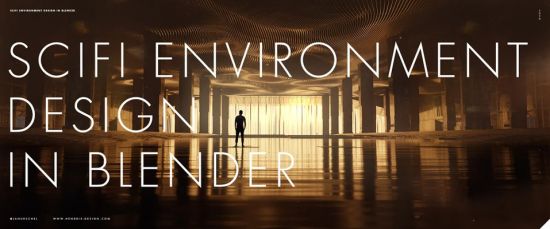 Sci Fi Environment Design in Blender