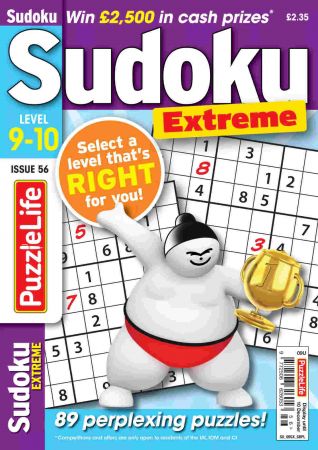 PuzzleLife Sudoku Extreme   Issue 56, 2020