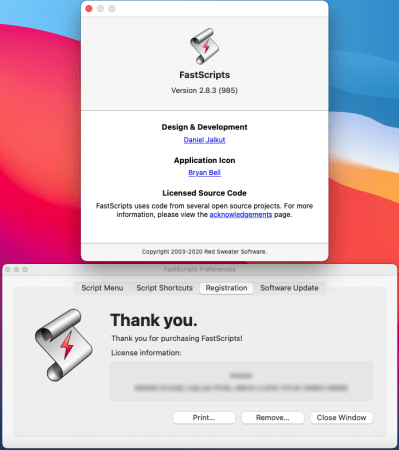 FastScripts 2.8.3 macOS