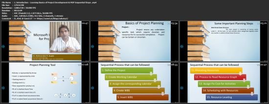 Learn Project Development using Microsoft Project Planner .