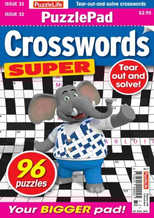 PuzzleLife PuzzlePad Crosswords Super   Issue 32, 2020