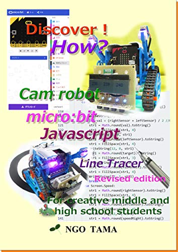 Cam robot micro:bit Javascript: Line tracer Second edition