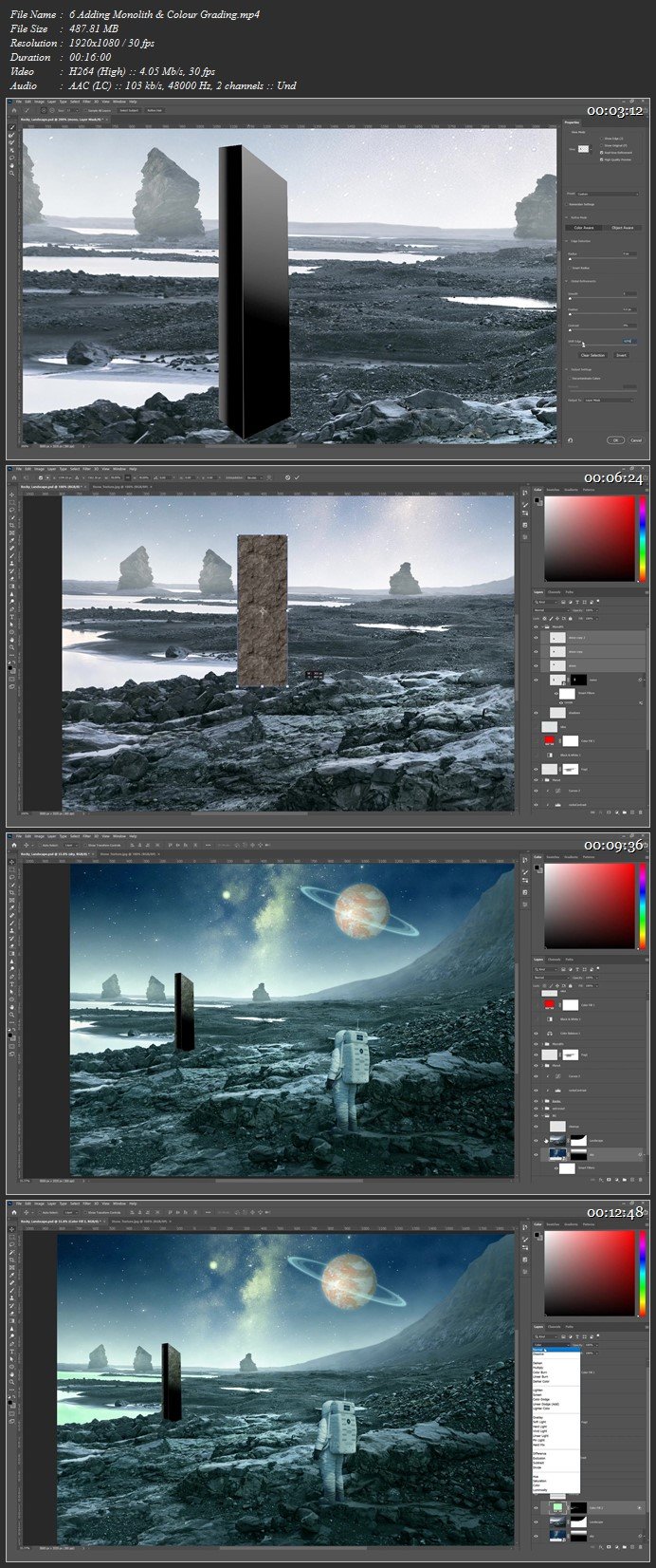 Photoshop Advanced Compositing : Design an Alien Landscape - SoftArchive