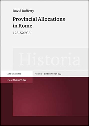 Provincial Allocations in Rome: 123 52 Bce