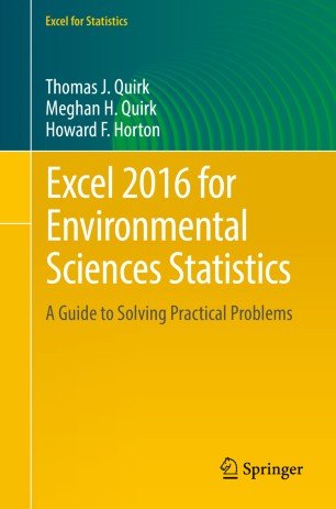 Excel 2016 for Environmental Sciences Statistics: A Guide to Solving Practical Problems (True EPUB)