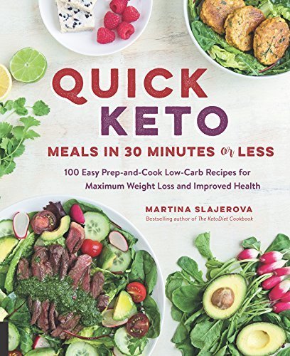 Quick Keto Meals in 30 Minutes or Less:100 Easy Prep and Cook Low Carb Recipes for Maximum Weight Loss (EPUB)