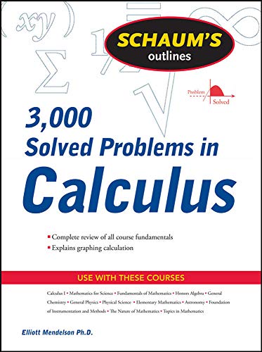 Schaum's 3,000 Solved Problems in Calculus [EPUB]