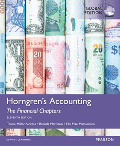 Horngren's Accounting, The Financial Chapters, Global Edition