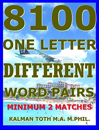 8100 One Letter Different Word Pairs: Nurture Your IQ