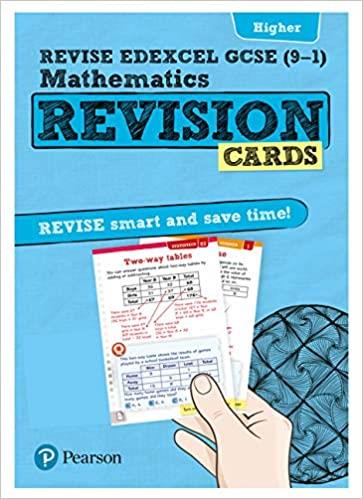 REVISE Edexcel GCSE (9 1) Mathematics Higher Revision Cards