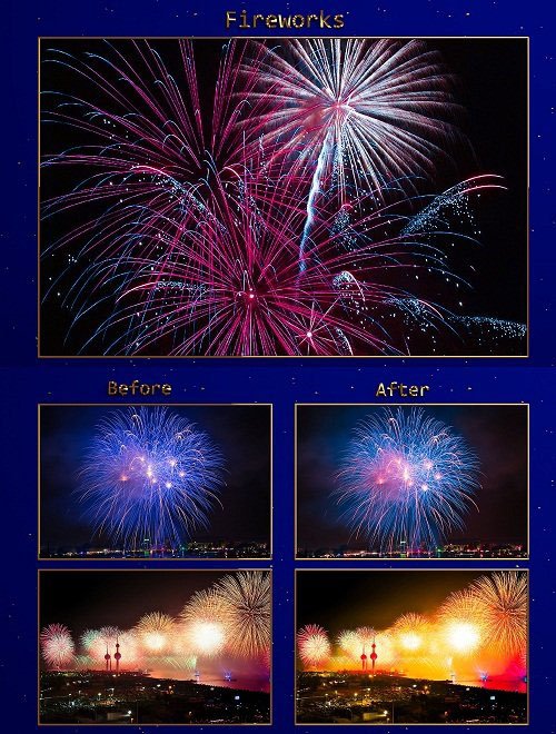 75 Fireworks Lightroom Presets Collection