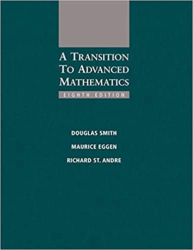 A Transition to Advanced Mathematics, 8th Edition