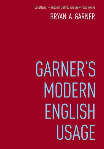 Garner's Modern English Usage, 4th Edition [PDF]