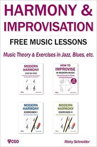 Harmony & Improvisation Free Music Lessons: Music Theory & Exercises in Jazz, Blues, Etc.